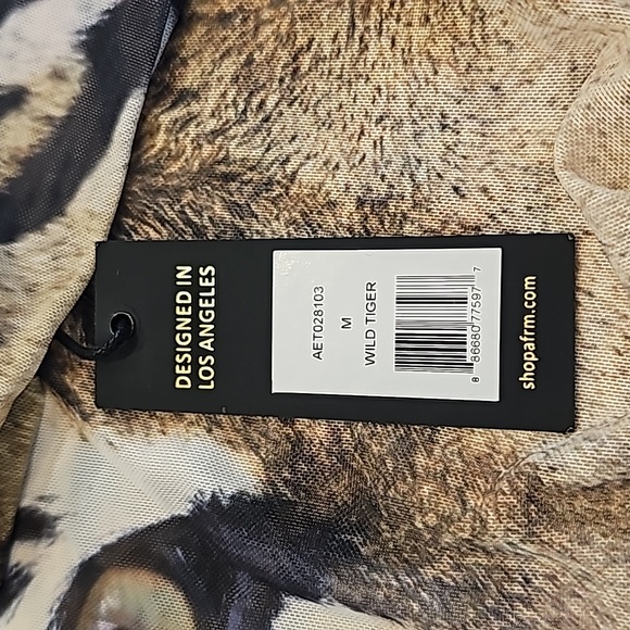 NWT AFRM Wild tiger top. - Picture 7 of 8